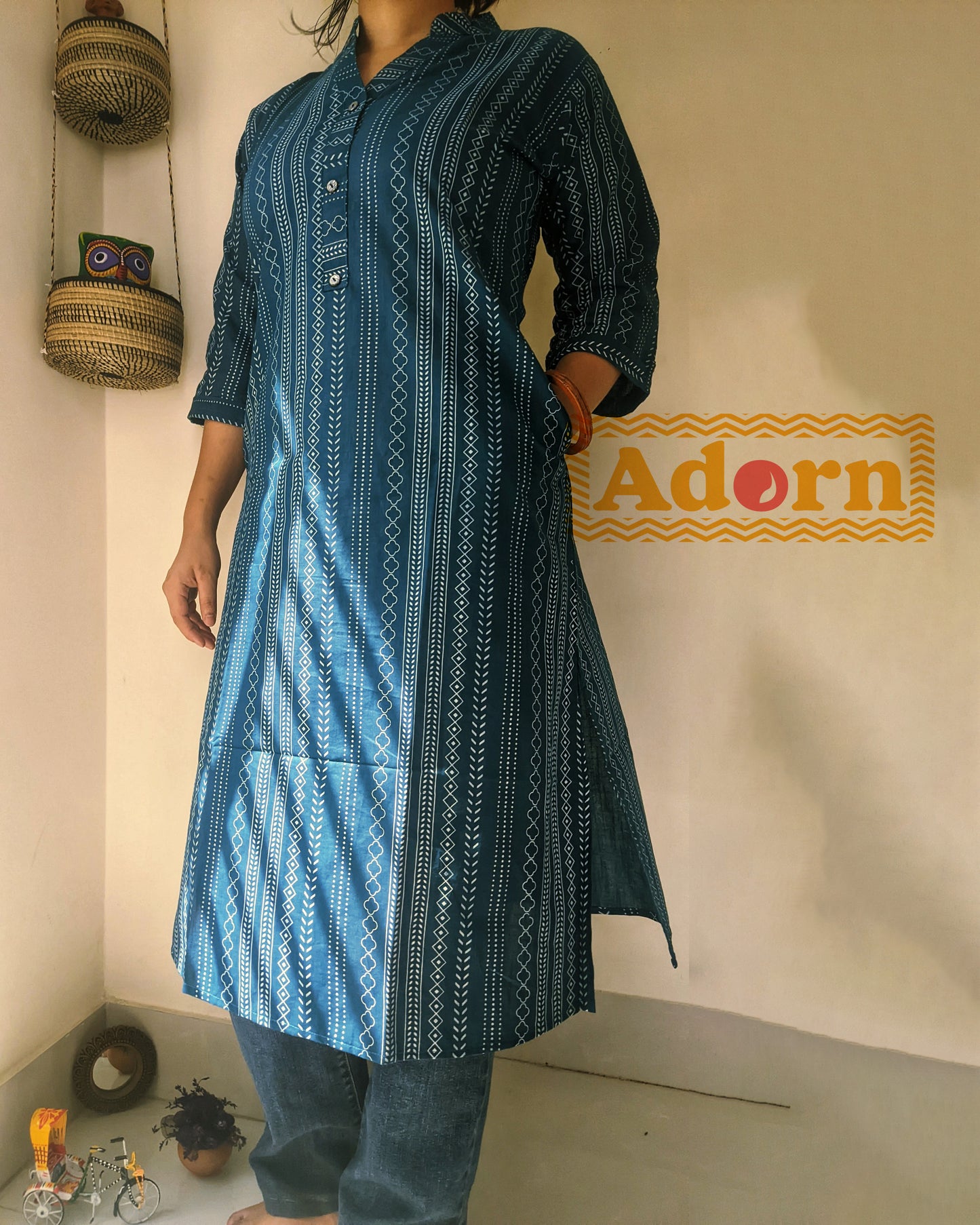 CornBlue Kurti